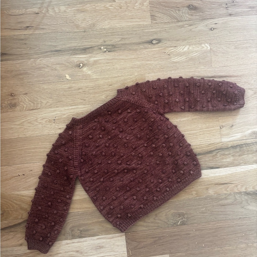 Misha And Puff wool popcorn chestnut